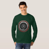 [700] Vegvisir - Viking Silver Magic Runass T-shirt (Voorkant volledig)