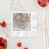 7060-Bruidsboeket met trouwringen Servet (Insitu)