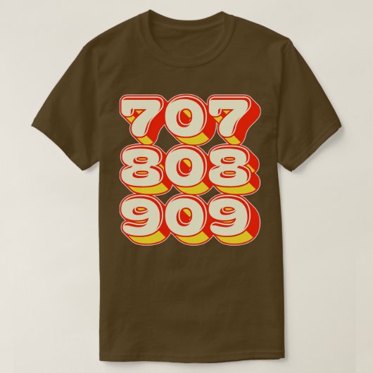 707 808 T-SHIRT (Design voorkant)