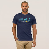 70.3 met Aloha Mannen Basic Tshirt - donker (Voorkant volledig)