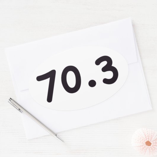 70.3 OVALE STICKER (Envelop)