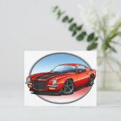 70-73 Red B Camaro.png Briefkaart (Staand voorkant)