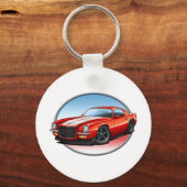 70-73 Red W Camaro.png Sleutelhanger (Voorkant)