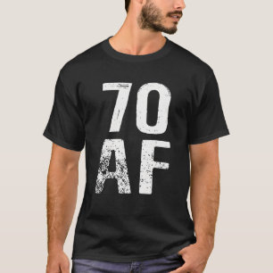 70 AF Vintage 70ste Verjaardag T-shirt