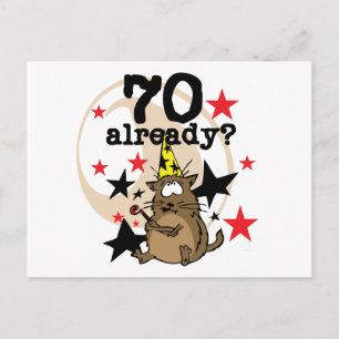 70 Al verjaardag Briefkaart