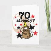 70 Al verjaardag Kaart (Voorkant)