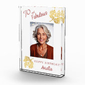 70 and Fabulous Foliage 70e verjaardag Fotoblokken (Rechts)