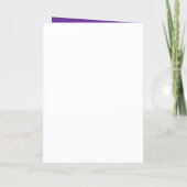 70 and Fabulous Foliage 70th Birthday Photo Kaart (Achterkant)