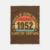 70 'Birthday' decorations Mannen 70th BDay Fleece Deken (Voorkant)