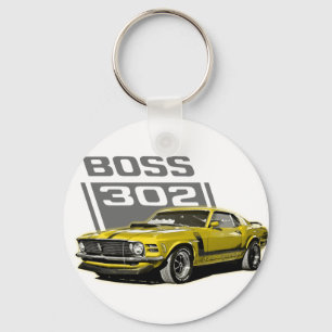 70 Boss 302 Yellow Sleutelhanger