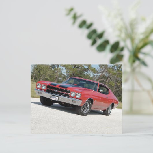 70' Chevelle SS Briefkaart (Staand voorkant)