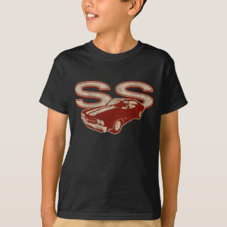 70 Chevelle SS Distress Dark Red T-shirt