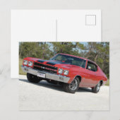 70' Chevy Chevelle SS 454 LS6 Briefkaart (Voorkant / Achterkant)