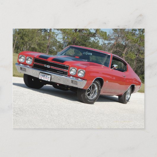 70' Chevy Chevelle SS 454 LS6 Briefkaart (Voorkant)
