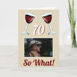 70 Dan Wat Motiverende Rode Wijn 70ste Verjaardag Kaart