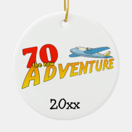 70 De New Adventure Plane Keepomwille Ornament