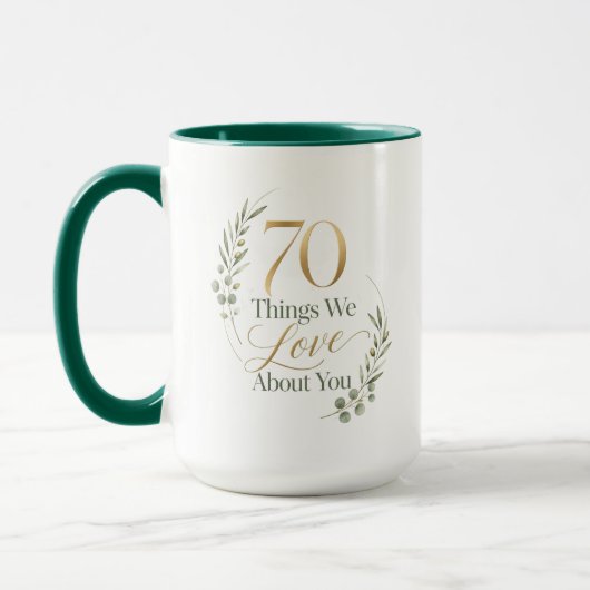 70 Dingen Die We Liefhebben Aan Moeder Mok (Links)