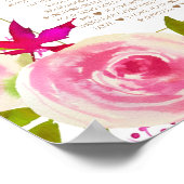 70 dingen waar we van houden, roze rozen gedenkdag poster (Hoek)