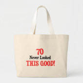 70 Dit is nooit zo goed geweest Grote Tote Bag (Voorkant)