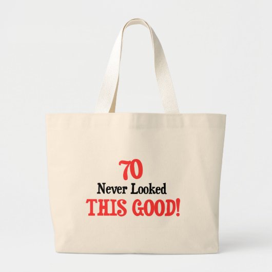 70 Dit is nooit zo goed geweest Grote Tote Bag (Voorkant)