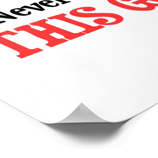 70 Dit is nooit zo goed geweest Poster (Hoek)