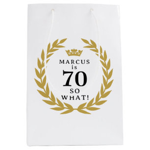 70 Dus wat een grappige Laurel Krans Kroon 70e ver Medium Cadeauzakje