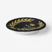 70 Dus wat een grappige Laurel Krans Kroon 70e ver Papieren Kommen (Gebogen)