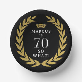 70 Dus wat een grappige Laurel Krans Kroon 70e ver Papieren Kommen