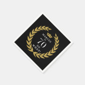 70 Dus wat een grappige Laurel Krans Kroon 70e ver Servet (Hoek)