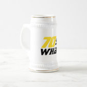 70 Dus wat Grappige Typografie 70ste Verjaardag Bierpul (Voorkant links)
