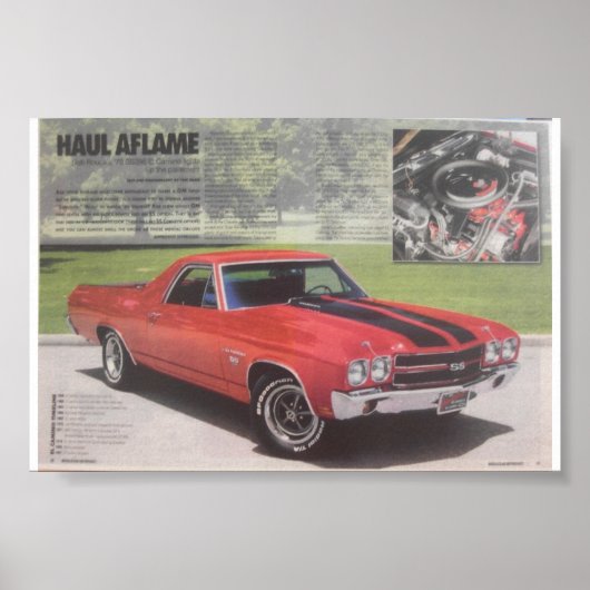 "70 El Camino Poster (Voorkant)