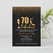 70. en de uitnodiging van de vrouw van Fabulous Bi (Staand voorkant)