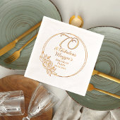 70 en Fabulous 70ste verjaardagsfeest gestempeld Folie Servetten