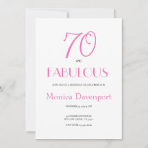 70 en Fabulous 70ste verlichtingsparty 