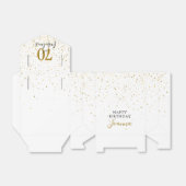 70 en Fabulous Birthday Gold en Black Elegant Bedankdoosjes (Uitgevouwen)