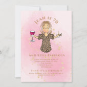 70 en Fabulous Blush Gold Grappige 70e Verjaardag Kaart (Voorkant)