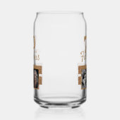 70 en Fabulous Gold Glitter 2 Foto 70e verjaardag Blikvorm Glas (Links)