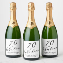 70 en Fabulous Zeventig Verjaardag Elegant Script