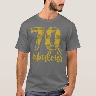 70 en fantastisch 70e verjaardag 70 Fantastisch ca T-shirt