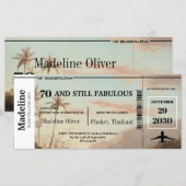 70 en nog steeds Fabulous tropical boarding pass (Voorkant / Achterkant)
