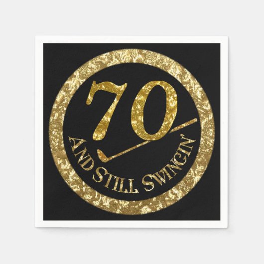 70 en nog steeds inwrijven van Napels Servet (Voorkant)