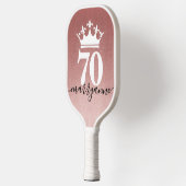 70 en nog steeds koningin van de rechtbank roze pickleball paddle (Links)