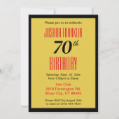 70 en nog steeds rokin Hot | 70e verjaardag Kaart (Achterkant)