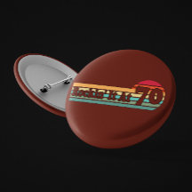 70 en Trots Retro Sunset Badge of Life