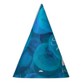 70 en zondag blauw zeegebied feesthoedjes (Links)