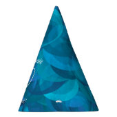 70 en zondag blauw zeegebied feesthoedjes (Rechts)