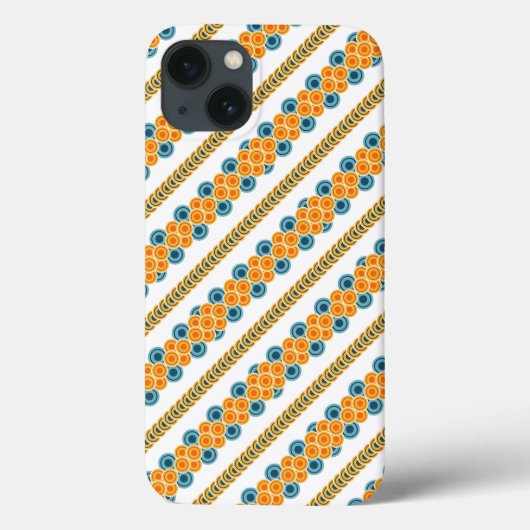 70-er jaren cirkel rijen Case-Mate iPhone case (Achterkant)