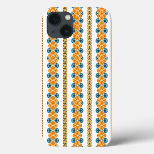 70-er jaren cirkel rijen Case-Mate iPhone case (Achterkant)