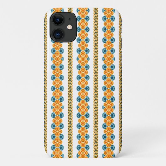70-er jaren cirkel rijen Case-Mate iPhone case (Achterkant)