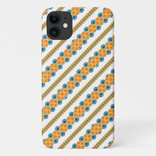 70-er jaren cirkel rijen Case-Mate iPhone case (Achterkant)